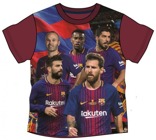 Javoli Dětské tričko krátký rukáv FC Barcelona vel. 134-140