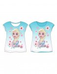 Javoli Dětské tričko krátký rukáv Disney Frozen Elsa vel. 128 modré