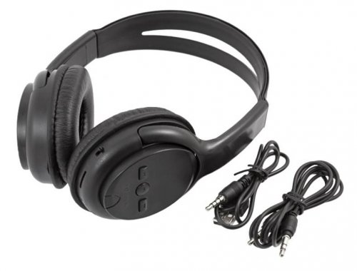 APT ZS33 Bezdrátová sluchátka s MP3 a rádiem černá