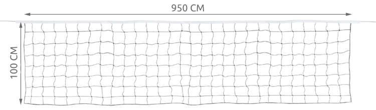 Trizand 2851 Volejbalová síť 9,5 m