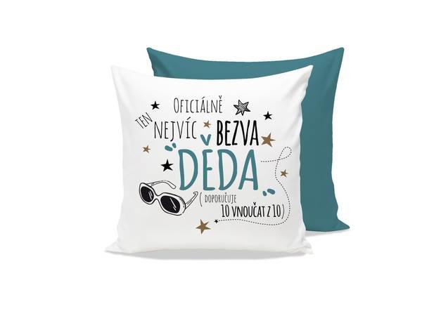 Nekupto Dárkový polštář s věnováním - Bezva děda