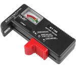 APT Tester batérií BT-168, R3, R6, R20, R14, 9V