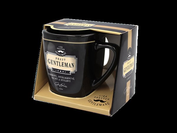 Nekupto Hrnek v krabičce -  Pravý GENTLEMAN - osobitý, inteligentní, silný a stylový