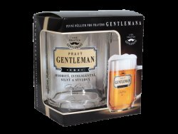 Nekupto Pivní sklenice -  Pravý GENTLEMAN - osobitý, inteligentní, silný a stylový