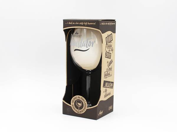 Nekupto Dárková sklenice na víno - Dobrovolný degustátor
