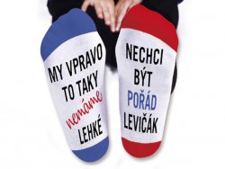 Nekupto Humorné ponožky pánské - My v pravo