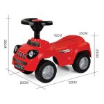 GGV Detské odrážadlo auto JP-6666 modré