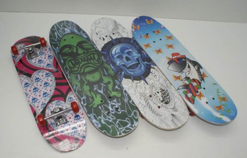GGV Dětský skateboard s potiskem 70 x 20 cm