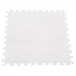 EVA Penový koberec 60 x 60 cm 4 ks biela