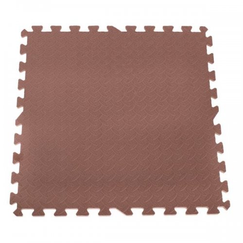 EVA Penový koberec 60 x 60 cm 4 ks hnedá