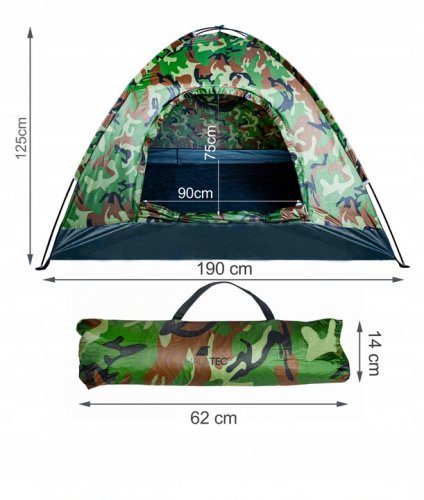 Malatec 10140 Stan pre 4 osoby maskáč