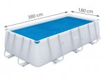 BESTWAY 58240 Solární plachta 3,75 x 1,75 m na bazén 4,12 x 2,01 x 1,22 m