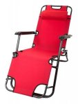 Verk Plážové lehátko červené