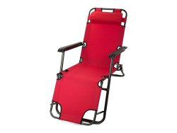 Verk Plážové lehátko červené