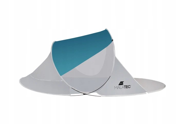 Trizand 10182 Samorozkladací stan plážový 220 x 120 x 90 cm modrošedý
