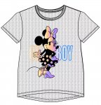 Javoli Dětské tričko krátký rukáv Disney Minnie vel. 152 šedé