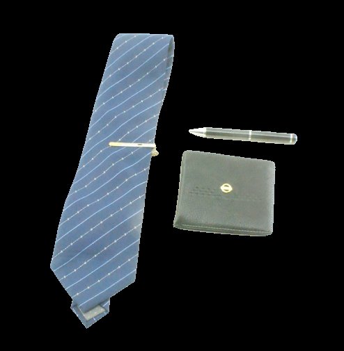 GGV Dárkový set kravata, pero, peněženka MIX