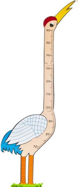 KIK Dětská samolepící dekorace na zeď Animal Meter slepička 125x35cm