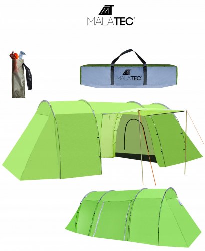 Malatec 10116 Rodinný stan Arizona pro 4 osoby zelený