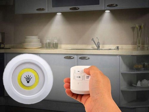 Verk 15709 LED Osvetlenie s diaľkovým ovládačom 3 ks