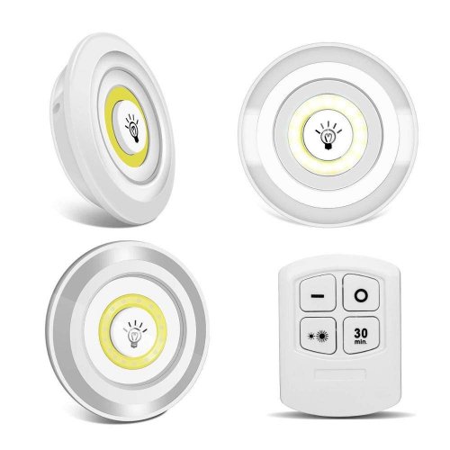 Verk 15709 LED Osvetlenie s diaľkovým ovládačom 3 ks