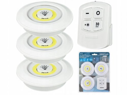 Verk 15709 LED Osvetlenie s diaľkovým ovládačom 3 ks