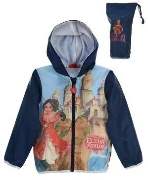 Javoli Dívčí šusťáková bunda Disney Elena vel. 110 modrá