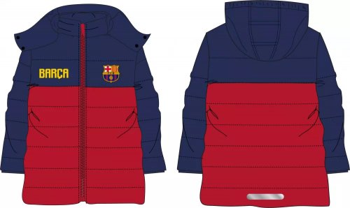 Javoli Zimní bunda FC Barcelona vel. 134 modrá