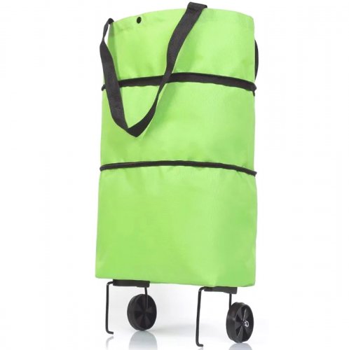 APT AG392 Nákupní taška na kolečkách 48x27cm zelená