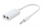 APT adaptér stereo jack 3,5 mm 4 pin samec> 2 x stereo jack 3,5 mm 3 pin