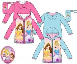 Javoli Dívčí šusťáková bunda Disney Princess vel. 98 modrá
