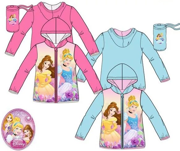 Javoli Dívčí šusťáková bunda Disney Princess vel. 98 modrá