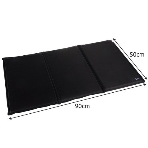 Purlov 10937 Chladicí podložka pro psa nebo kočku 50 x 90 cm černá
