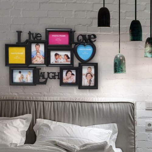 GT Fotorám na 8 fotek Love 65x40cm černý