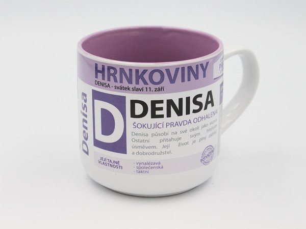 Nekupto Hrnek se jménem 3 Hrnkoviny NHK 013 Denisa