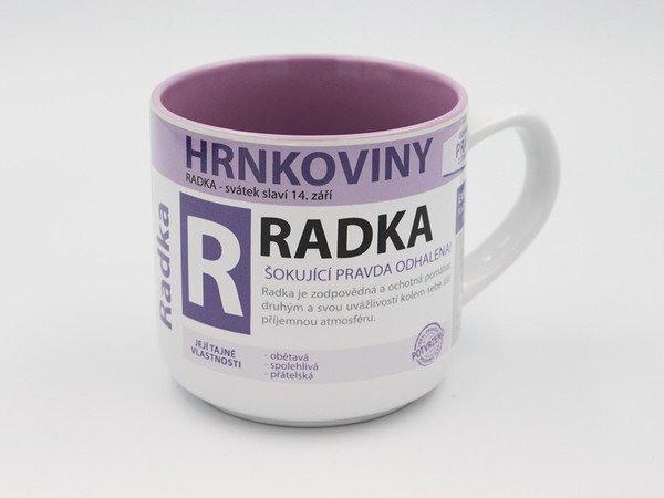 Nekupto Hrnek se jménem 3 Hrnkoviny NHK 066 Radka