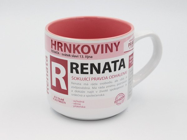 Nekupto Hrnek se jménem 3 Hrnkoviny NHK 067 Renata
