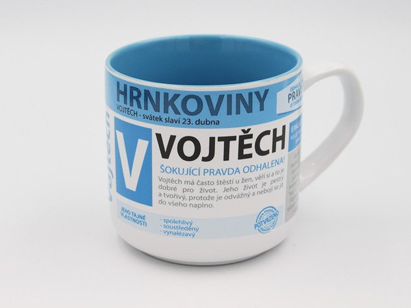 Nekupto Hrnek se jménem 3 Hrnkoviny NHK 081 Vojtěch