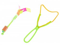 KIK Vystřelovací vrtulka s LED osvětlením 1ks color