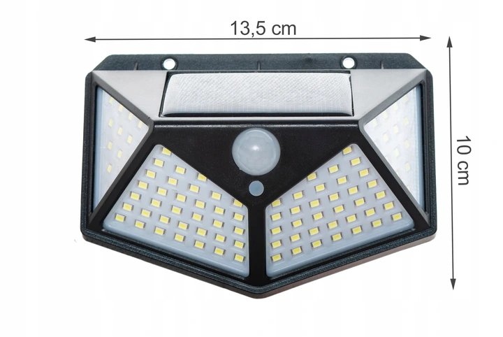 Izoxis 10720 Solární venkovní 100 LED SMD osvětlení s pohybovým senzorem