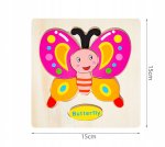 ISO Dřevěné puzzle 4 ks