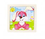 ISO 10973 Dřevěné puzzle 4 ks