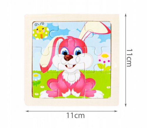 ISO 10973 Dřevěné puzzle 4 ks