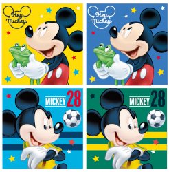 Javoli Uterák na tvár Disney Mickey 30 x 30 cm 2 ks