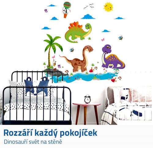 GFT Samolepky na zeď - Dinosauři 