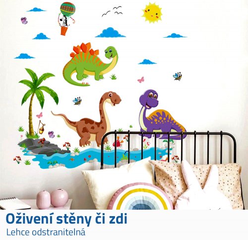 GFT Samolepky na zeď - Dinosauři 