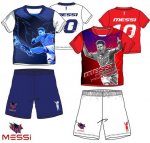 Javoli Chlapecký fotbalový dres Lionel Messi vel. 104 červený