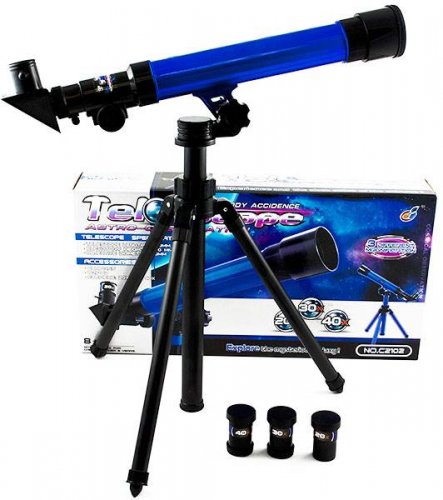 KIK KX9152 Detský teleskop G21 modrý 50mm