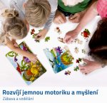 GFT Dinosaurie puzzle - modré