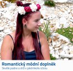 GFT Kytičková čelenka - vínová